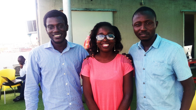 (L-R) Dare O. Pius, Busola Odunuga, Jide Bello