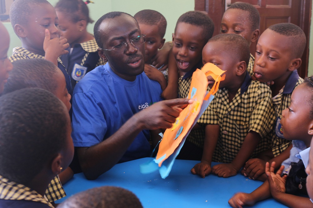 TIGO Ghana volunteer Kofi Twumasi, Customer Experience specialist