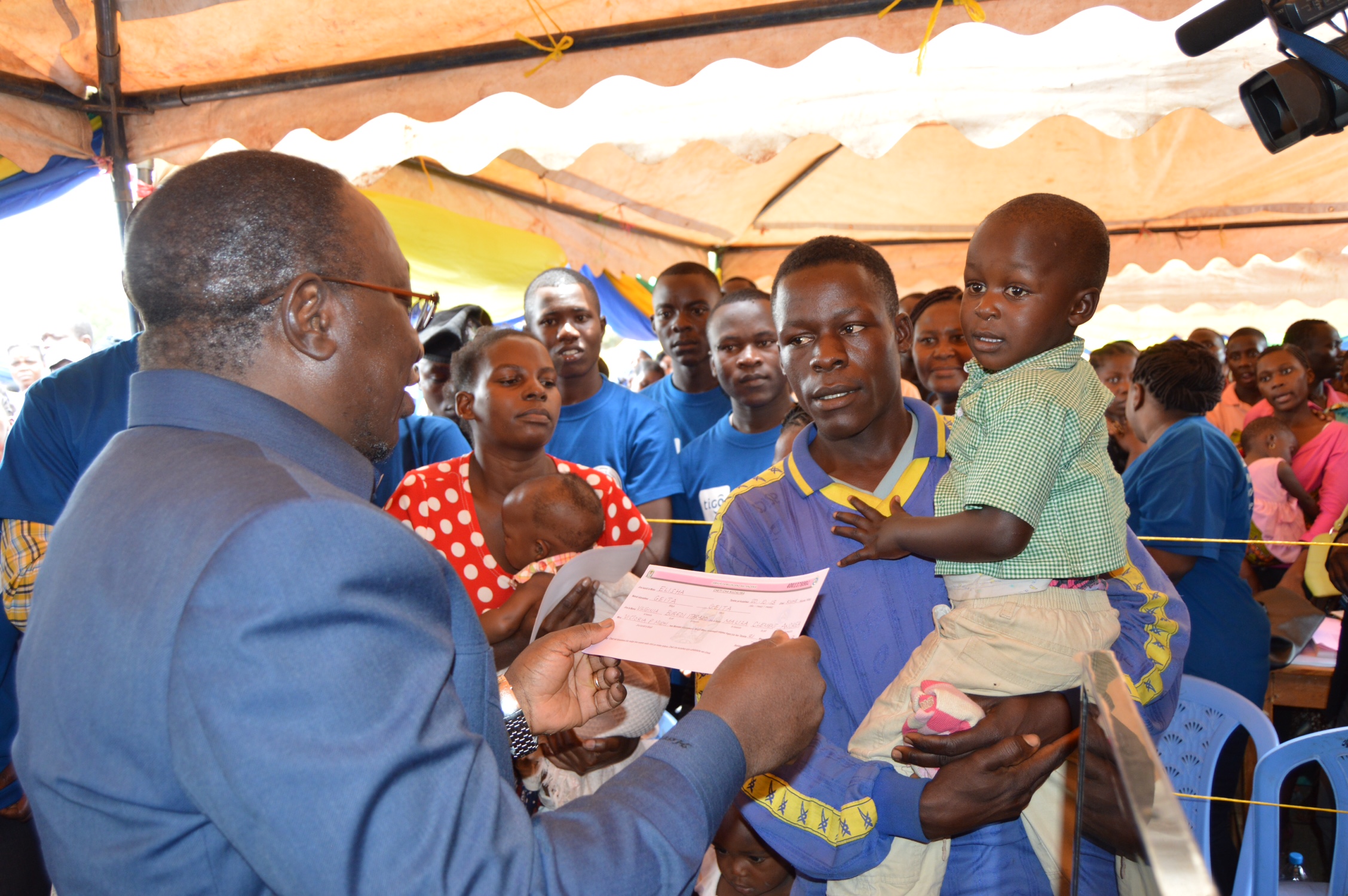 Tanzania's mobile registration program issues millions of birth certificates to children under the age of five each year