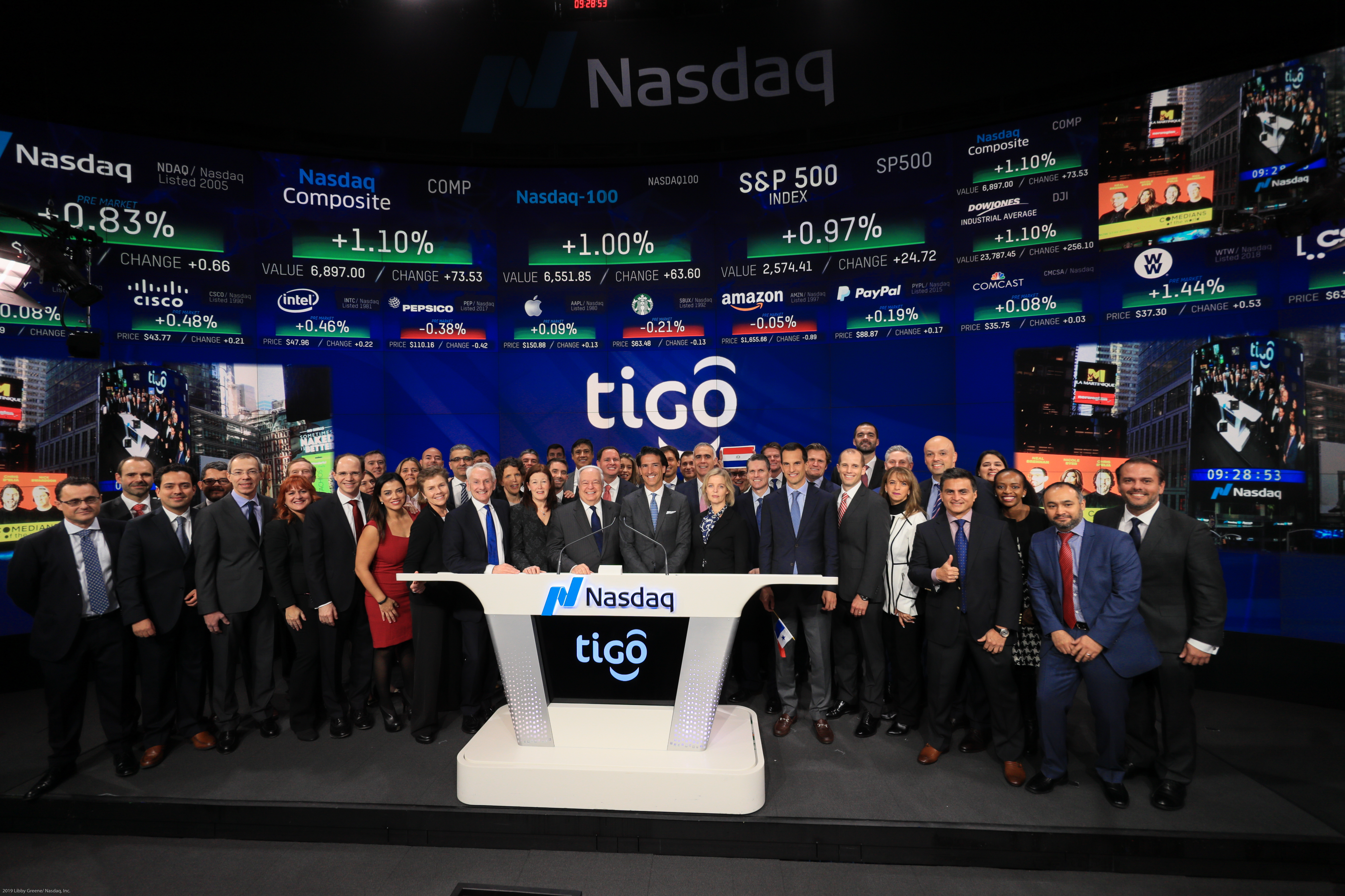 Luxembourg, Jan 9, 2019 - Millicom International Cellular SA, announces that its common shares will begin trading on the Nasdaq Stock Market in the U.S. under ticker symbol TIGO.